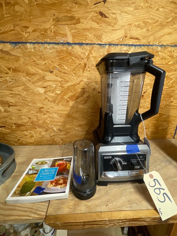 Ninja Ultima Blender w/Ninja Cookbook & Blender Cup