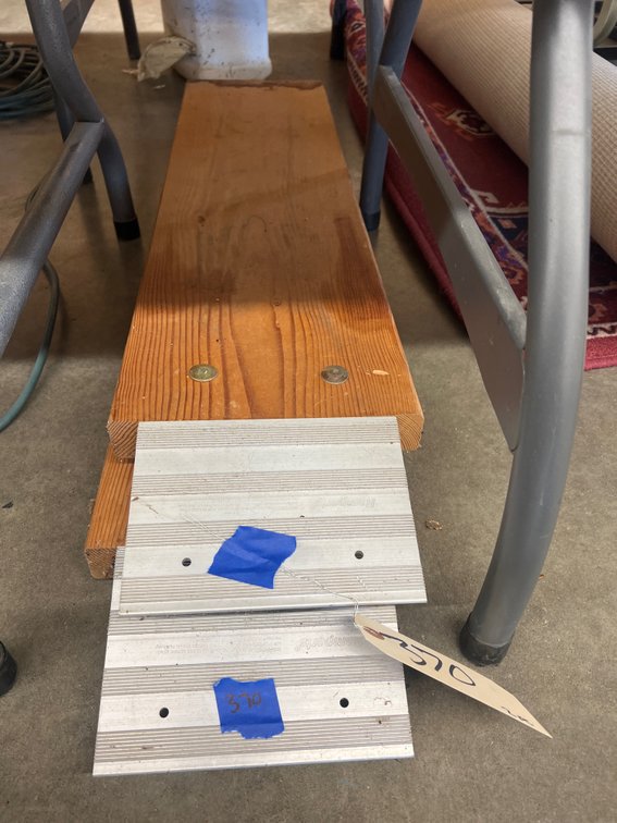 Pair of Wood Ramps 40"L