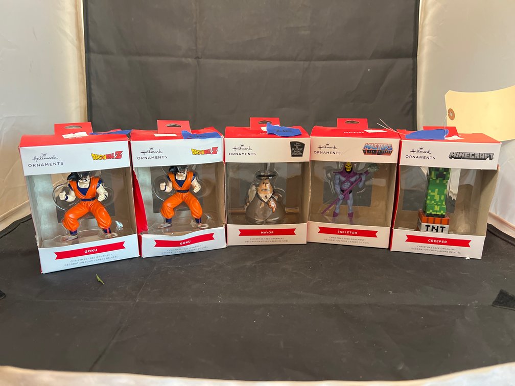 5 Pcs - Hallmark Pop Culture Ornaments NIB