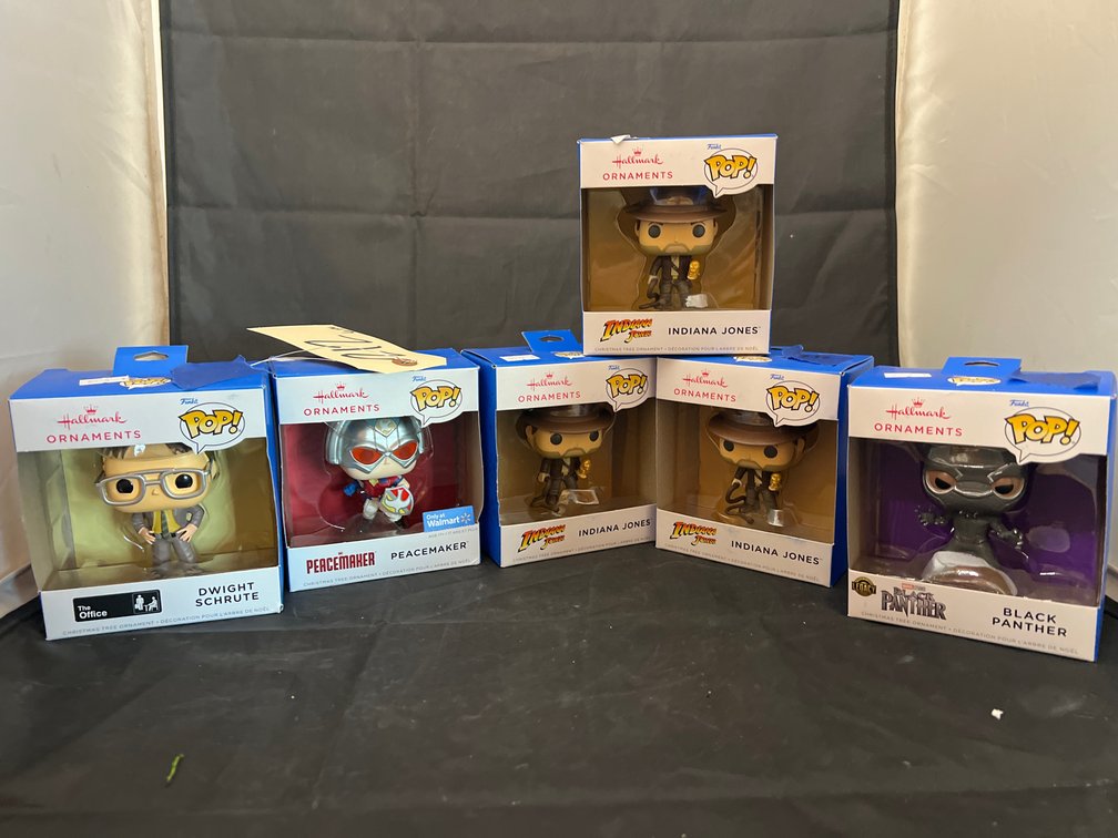 6 Pcs - Hallmark Pop Funko Ornaments NIB