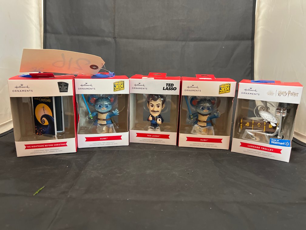 5 Pcs - Hallmark Pop Culture Ornaments NIB