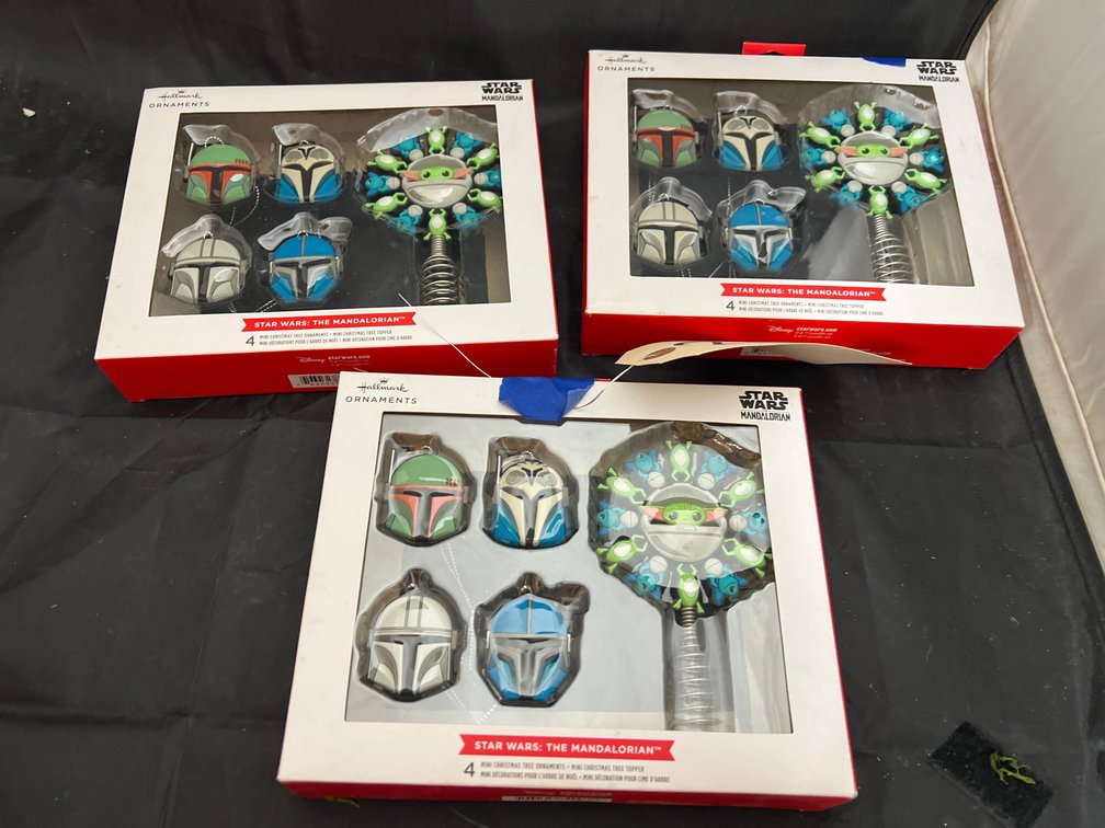 3 Pcs - Hallmark Ornaments - Star Wars NIB