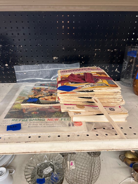Stack of Vintage Vinyl Records - Books  & More