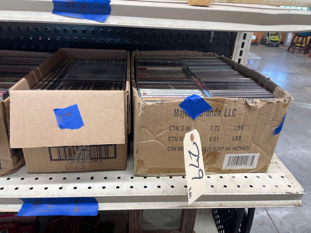 2 Boxes of Assorted CD's