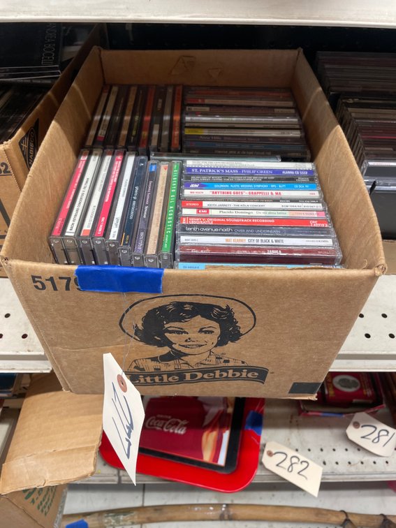 Box of Assorted CD's
