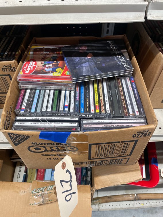 Box of Assorted CD's