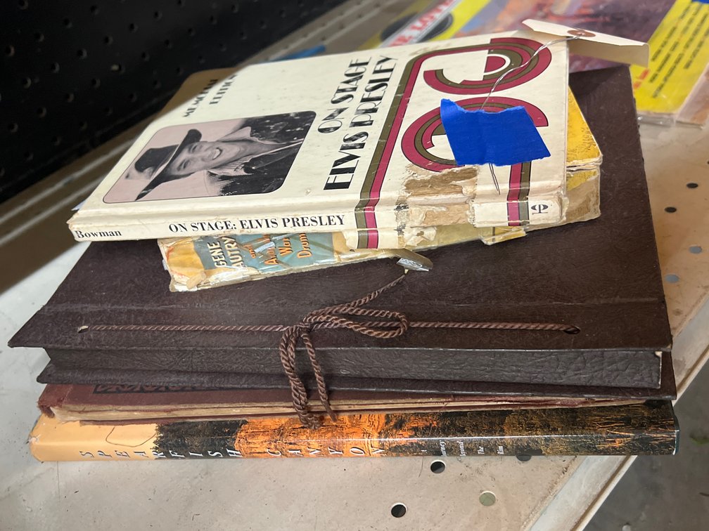 Elvis Book - Gene Autry Book - Leaves of God Book -