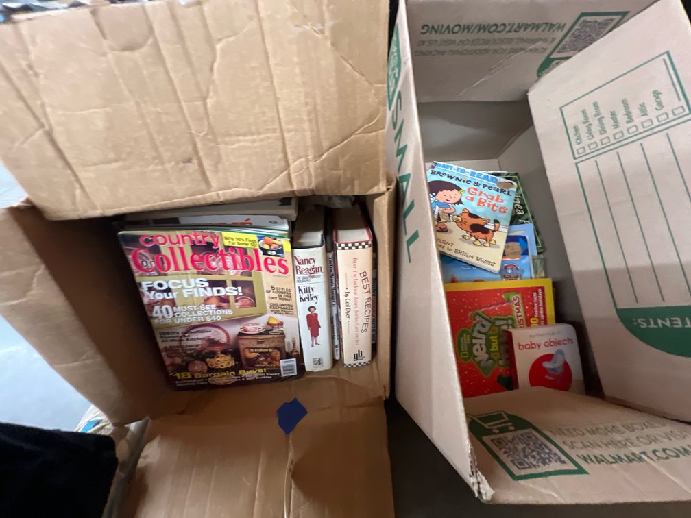 2 Boxes - Assorted Books & Magazines