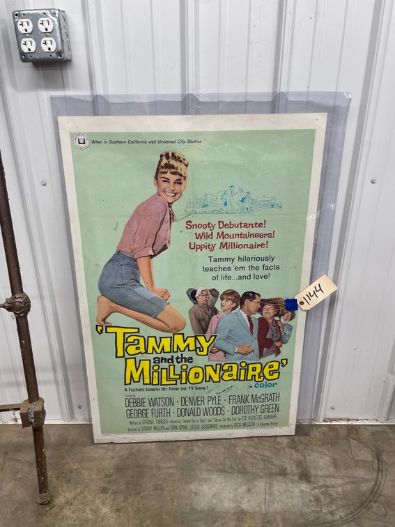Movie Poster Signed by Donald Woods & Denver Pyle