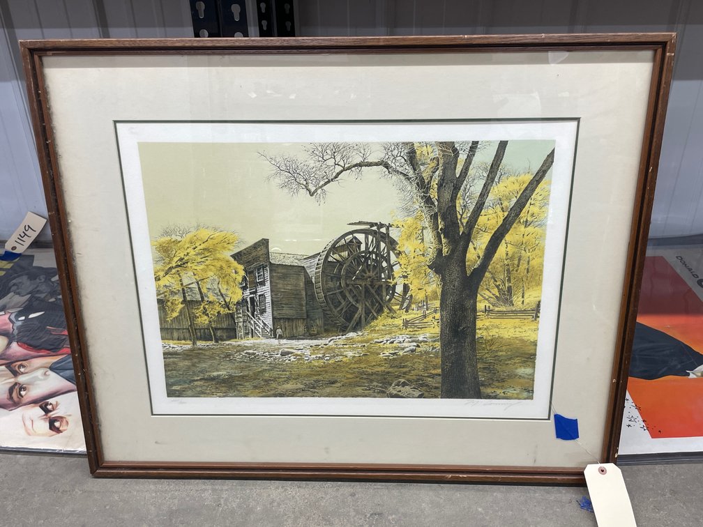 Framed Matted Signed & Numbered Print #220/300