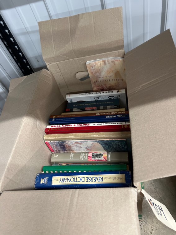 Box of Assorted Books