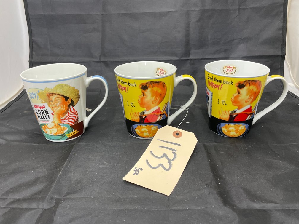 3 Pcs - Kellog's Mugs