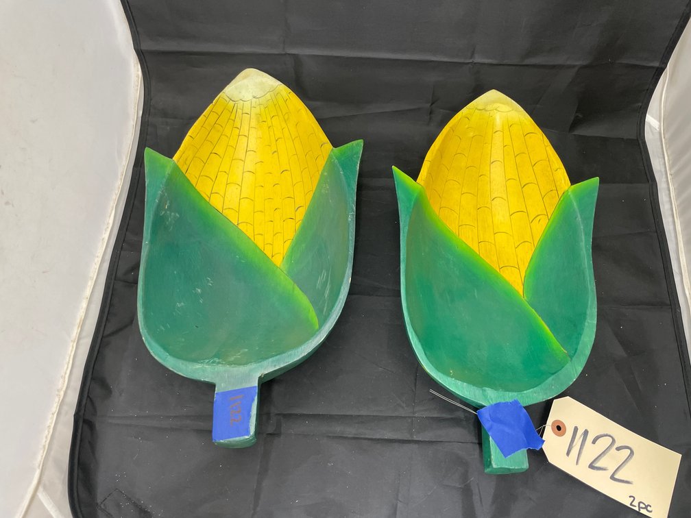 2 Pcs - Corn Painted Bowls