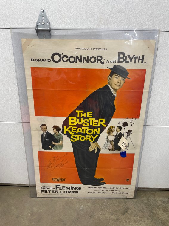 Signed Movie Poster - Donald O'Connor 41"x27"