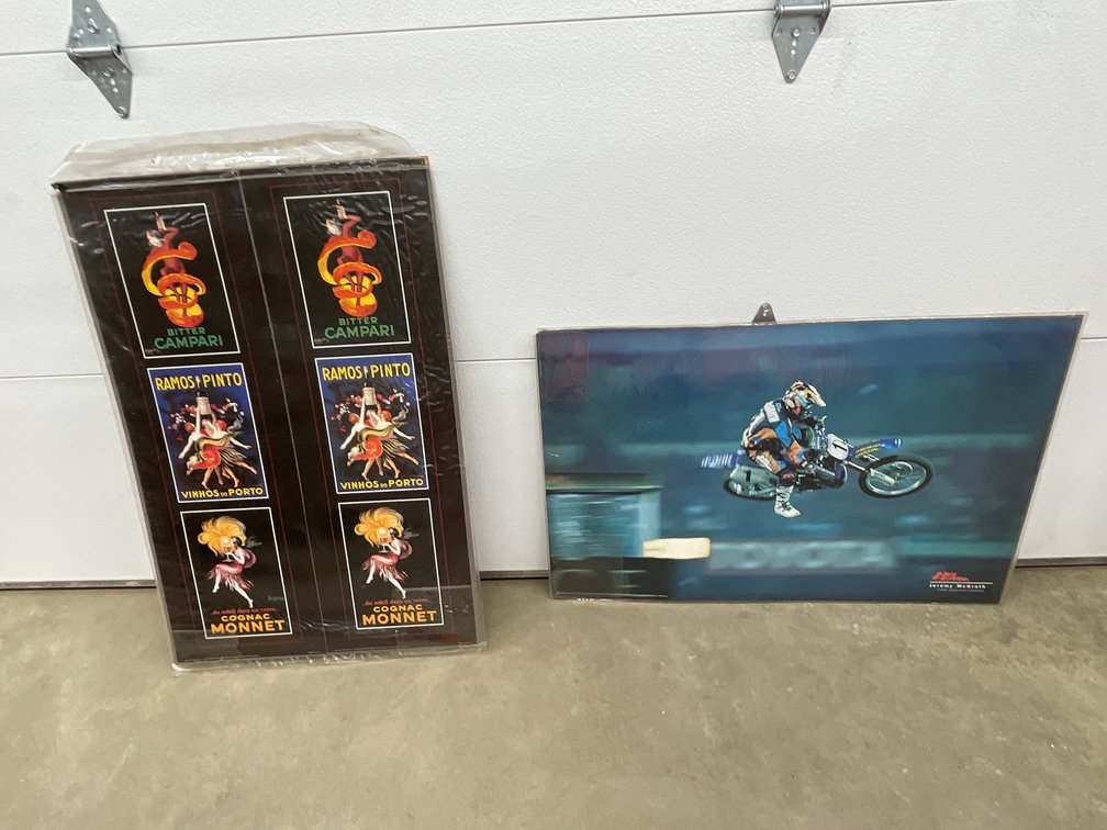 Wine Poster 24"x36" & Jeremy McGrath Dirt Bike Poster