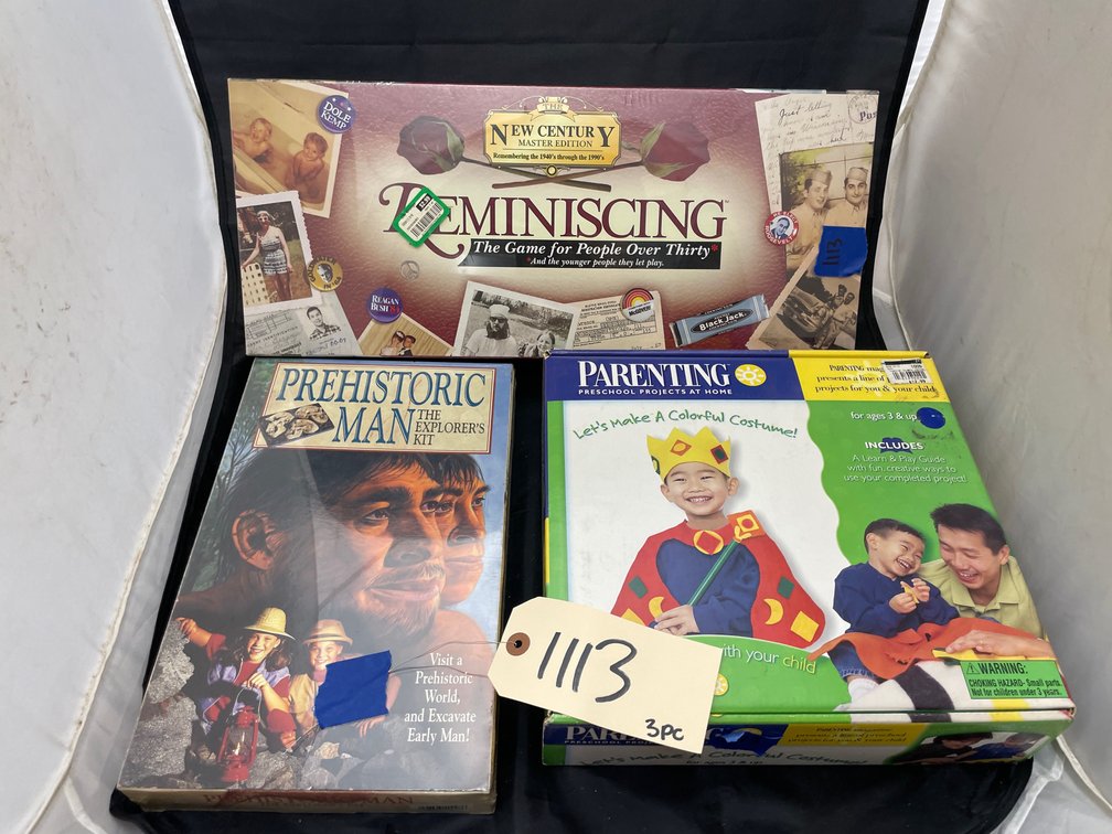 3 Pcs - Assorted Board Games