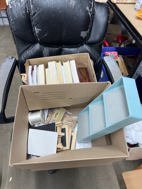2 Pcs - Box of Assorted Books & Mini Dry Erase Chalk Boards