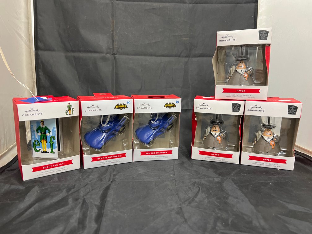 6 Pcs - Hallmark Popo Culture Ornaments