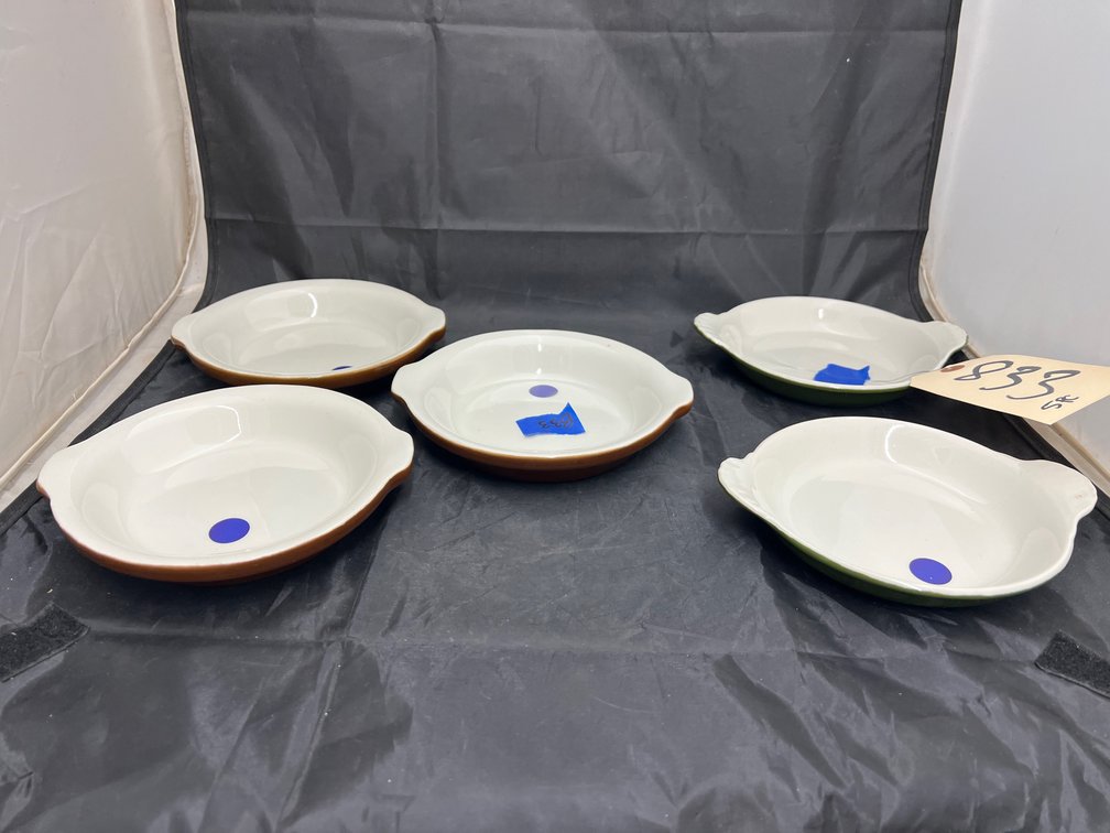 5 - Hall Handled Plates