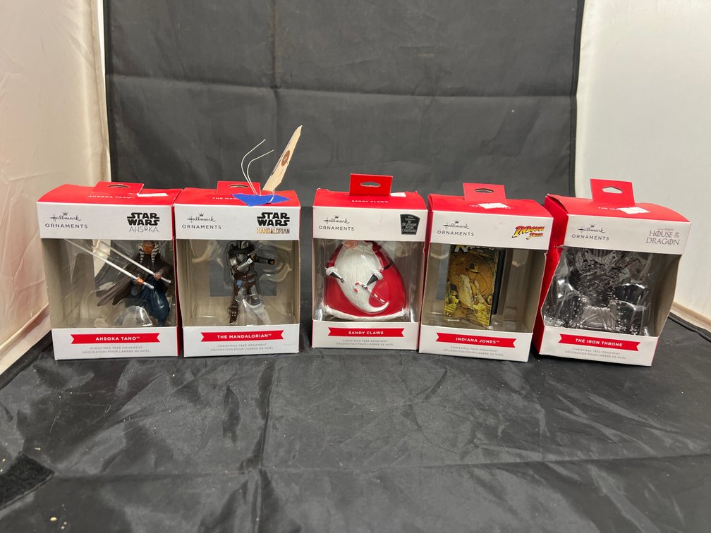 5 Pcs - Hallmark Pop Culture Ornaments