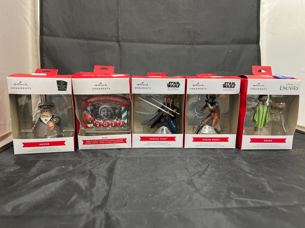 5 Pcs - Hallmark Pop Culture Ornaments