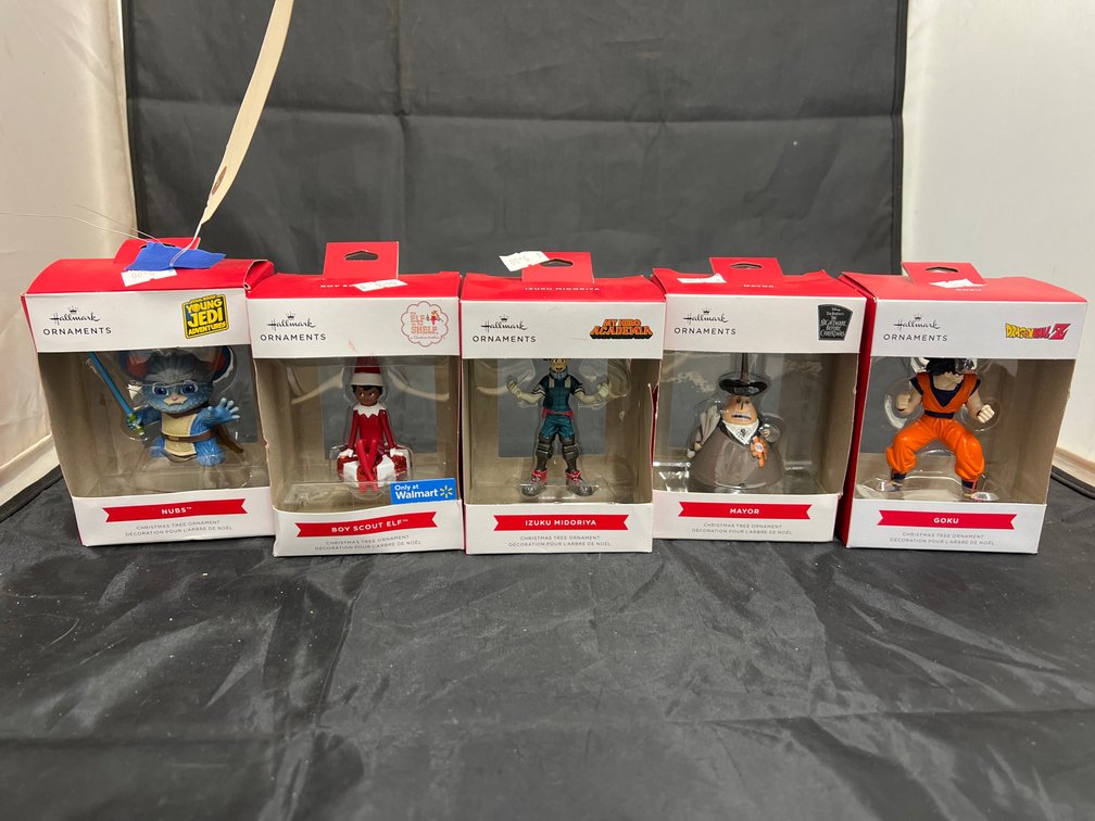 5 Pcs - Hallmark Pop Culture Ornaments