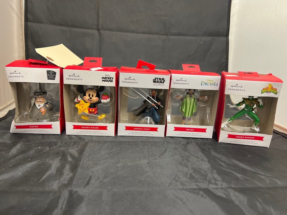 5 Pcs - Hallmark Pop Culture Ornaments