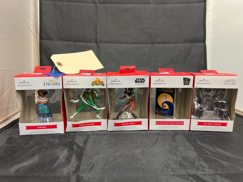 5 Pcs - Hallmark Pop Culture Ornaments