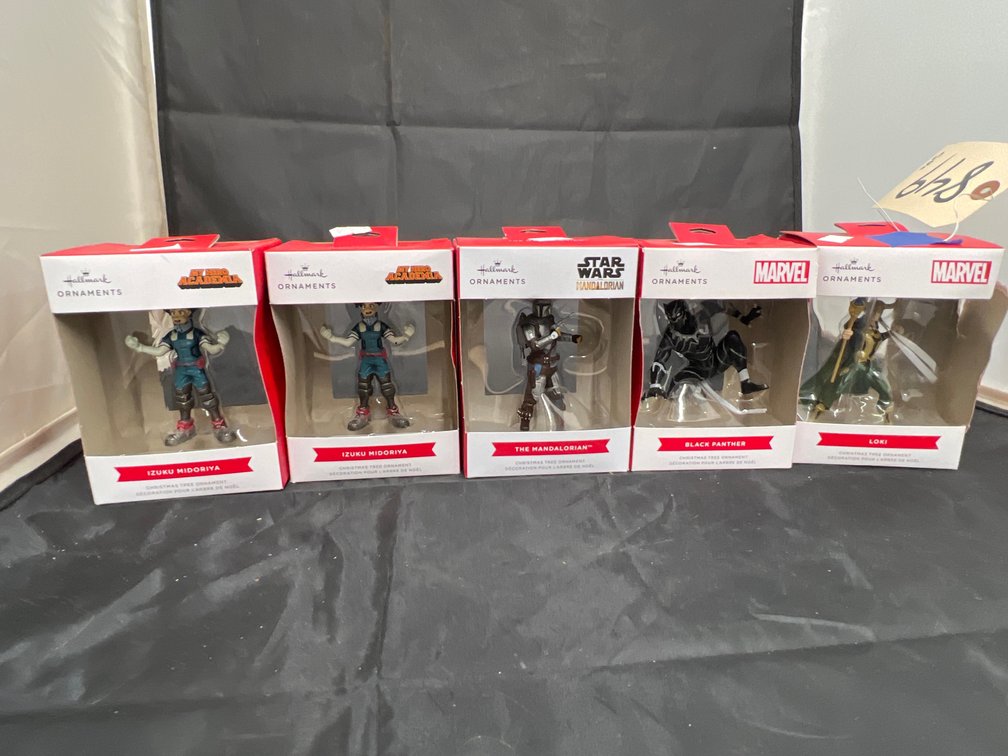 5 Pcs - Hallmark Pop Culture Ornaments