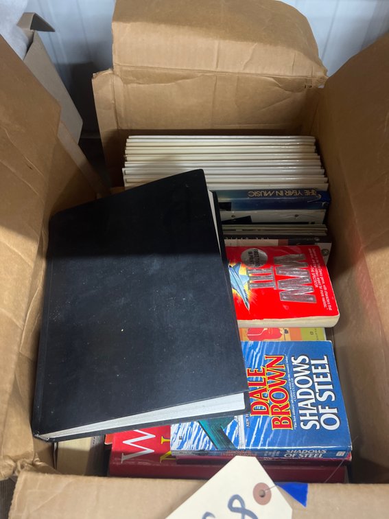 Box of Assorted Books