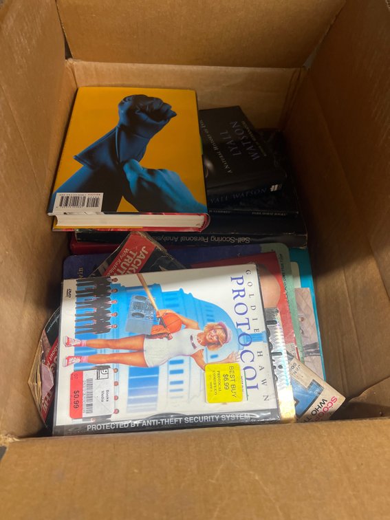 Box of Assorted Books