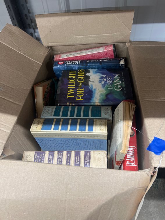 Box of Assorted Books