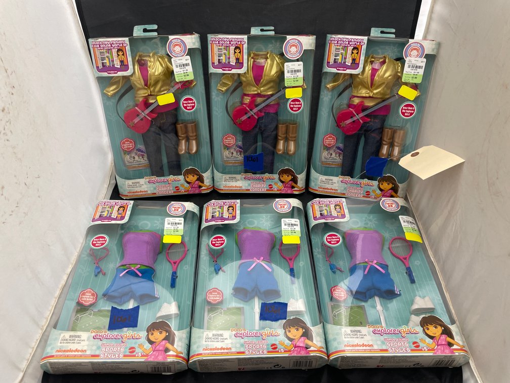 6 Pcs - Dora The Explorer Doll Accessories