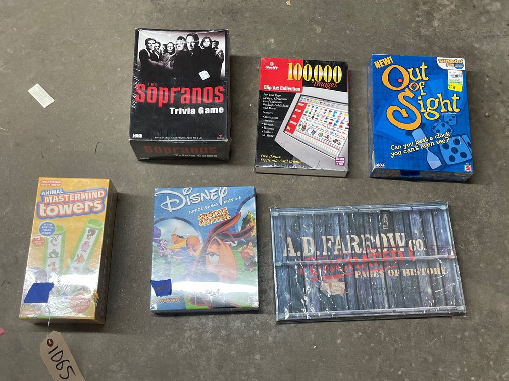 6 Pcs - Assorted Board Games