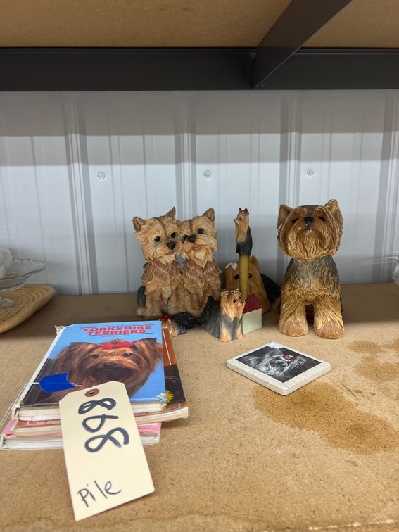 Dog Figurines & Dog Books