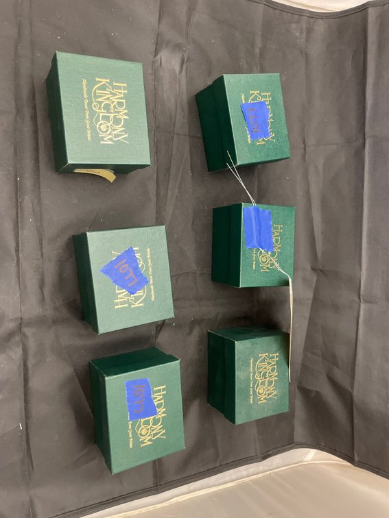6 Pcs - Harmony Kingdom Figurines in boxes