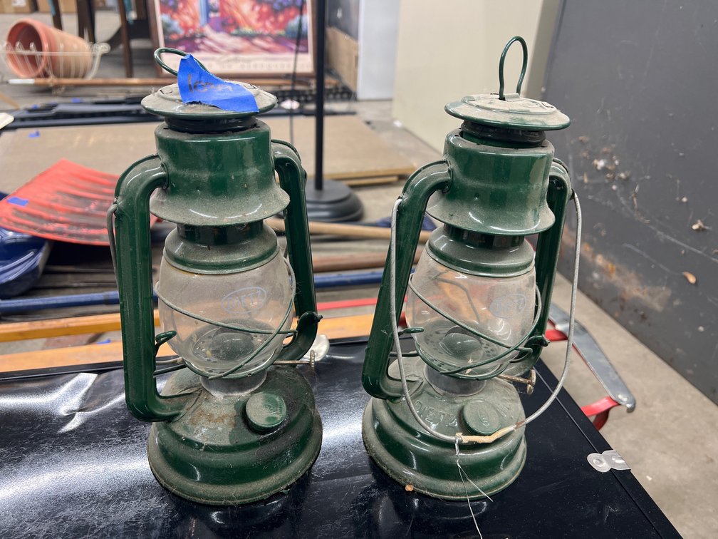 2 - Dietz Railroad Lanterns