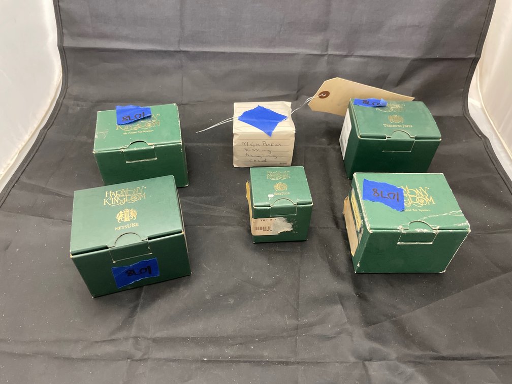 6 Pcs - Harmony Kingdom Figurines in boxes