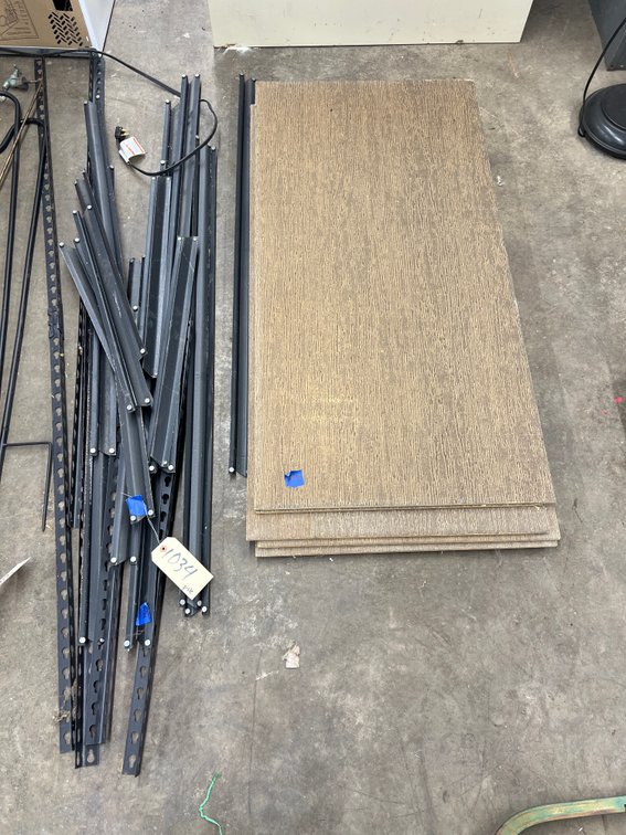 Metal & Wood Garage Shelf - needs assembly