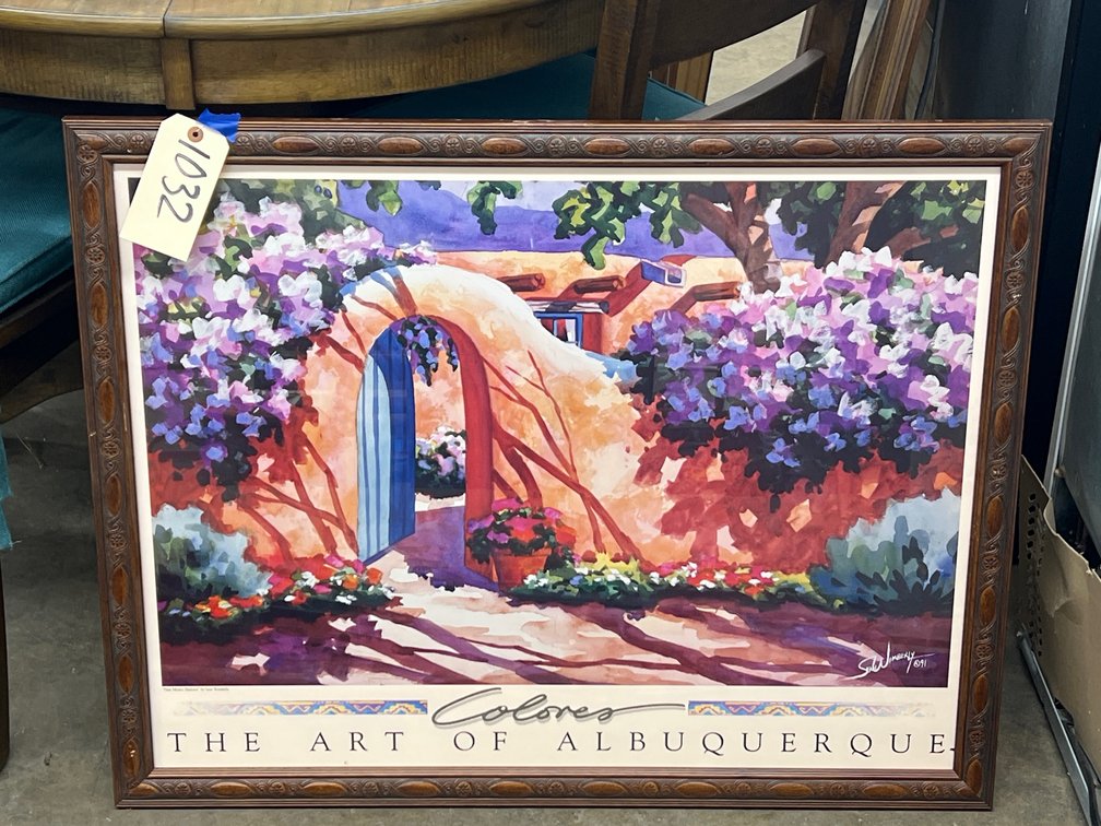 Framed Albuquerque Print 34"x27"
