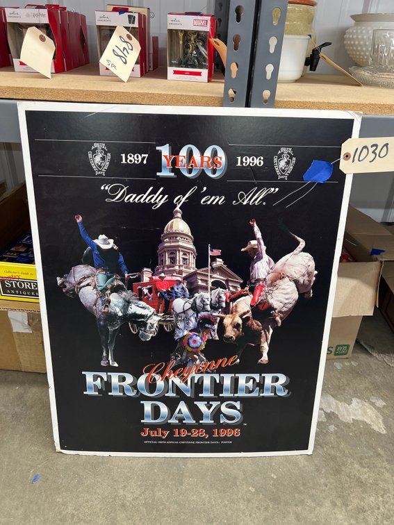 1996 Frontier Days Poster - 23"x29" - 100 Yrs