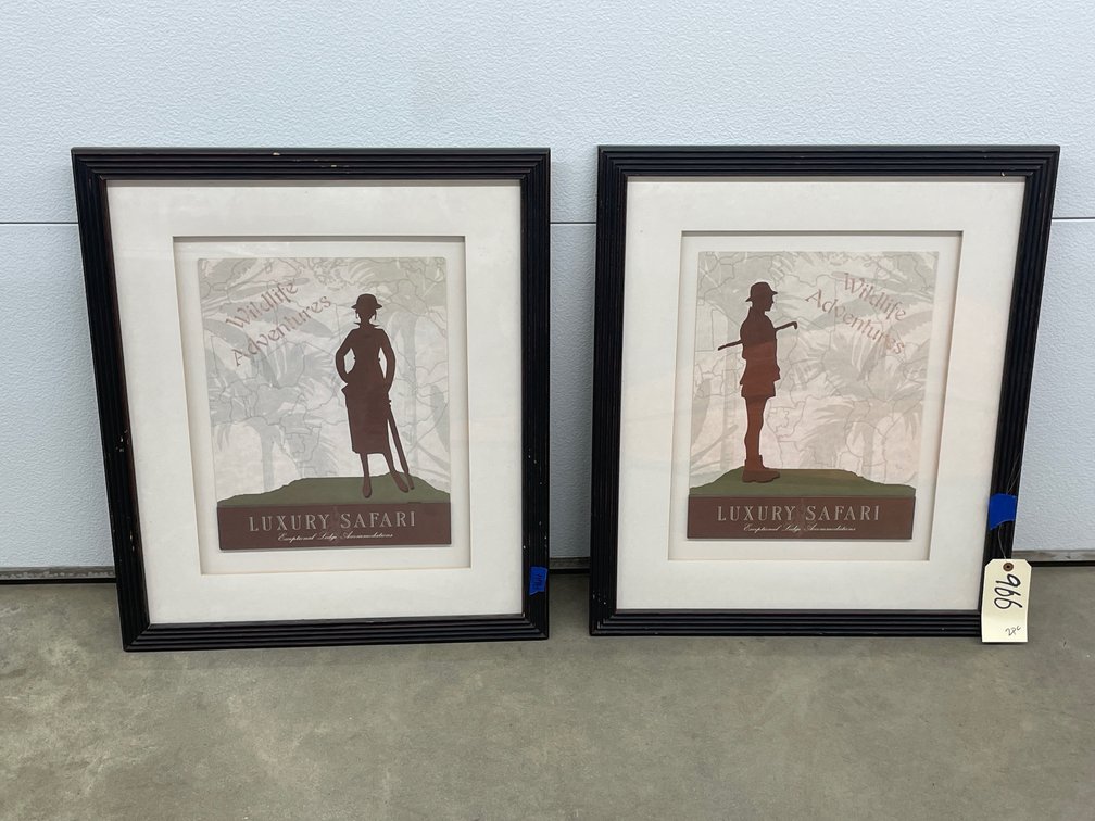 2 - Luxury Safari Framed Posters 22"x26"