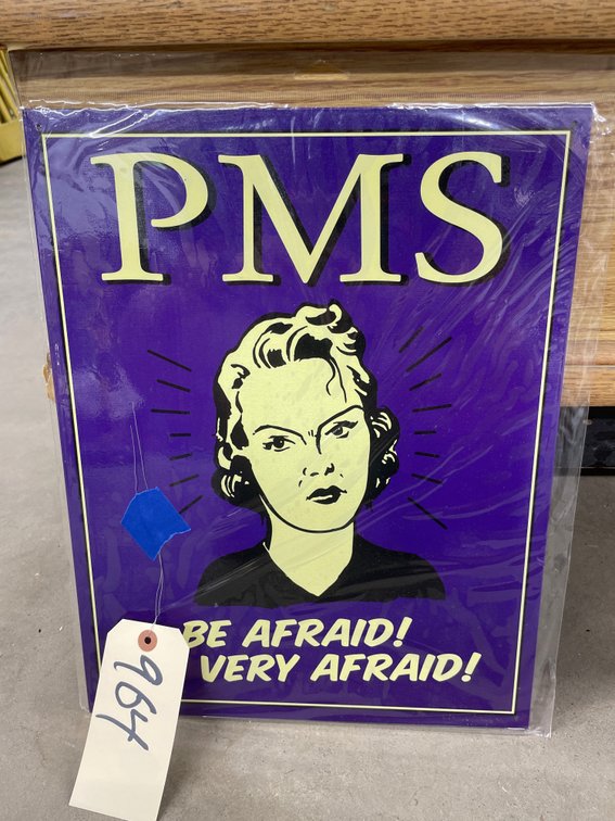 Metal Single Sided Sign 12"x16"