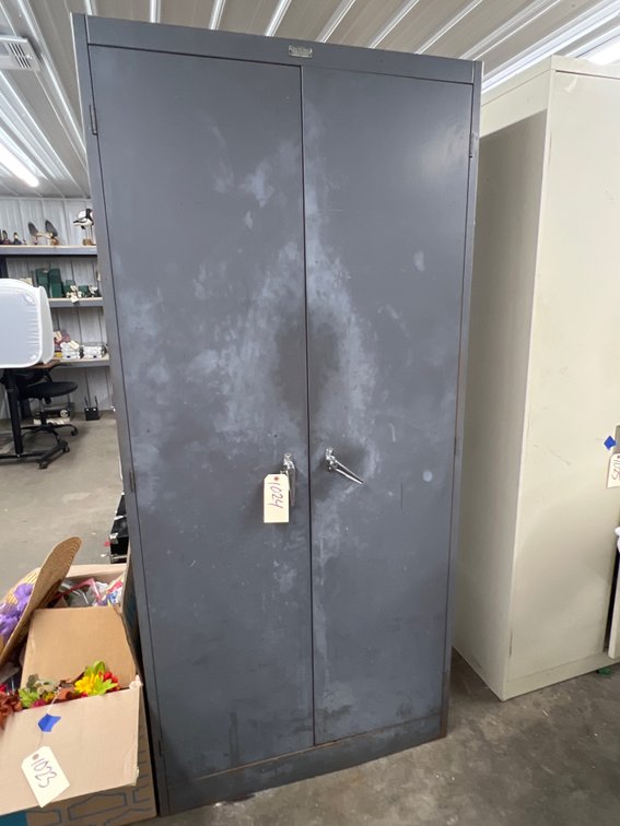 Republic 5-Shelved Metal Storage Cabinet 36"L x 26"W x 78"H