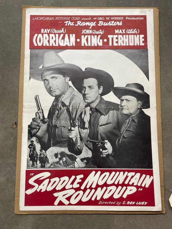 Western Movie Poster 18"x12"