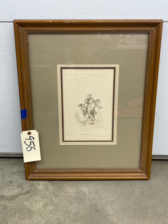 Framed Signed & Numbered Print 143/250 18"x22"