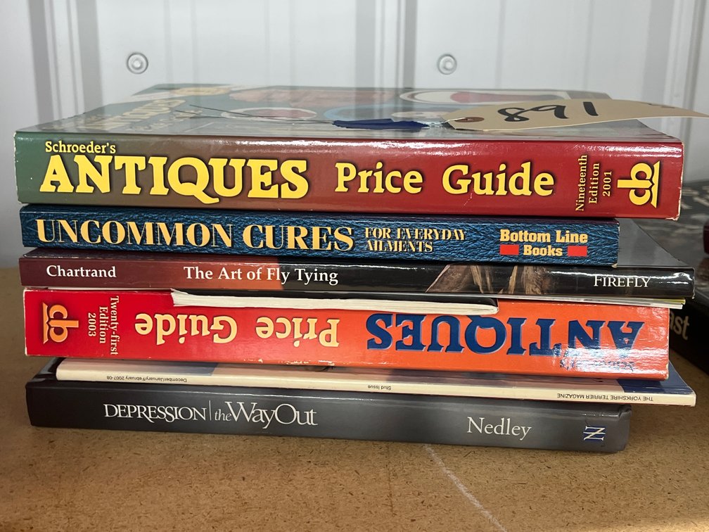 6 Books - Antique Price Guides - Uncommon Cures & More