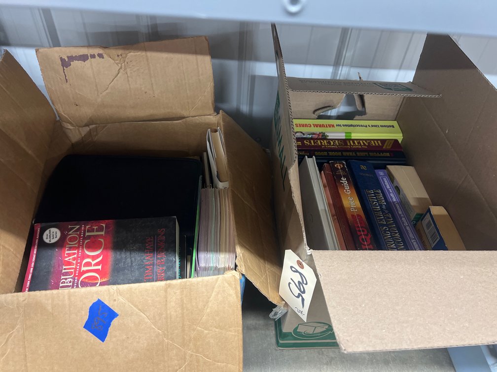2 Boxes of Assorted Books