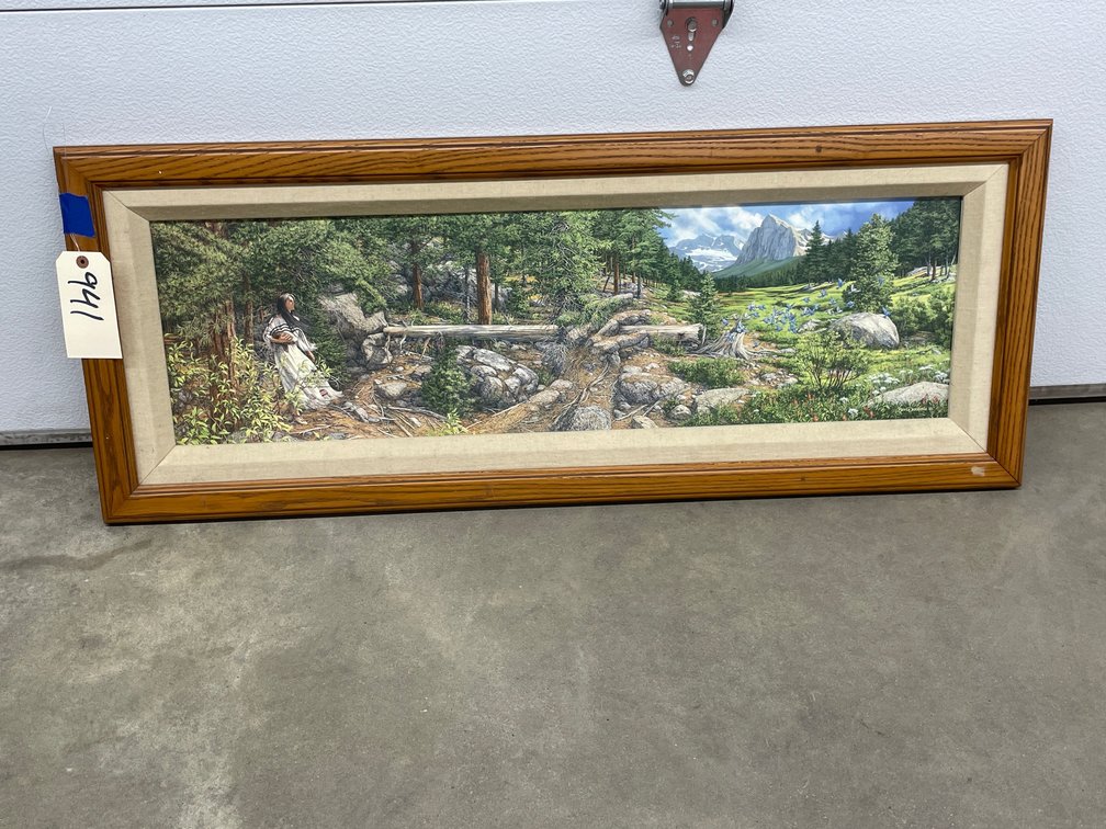 Native American Print 43"x17"