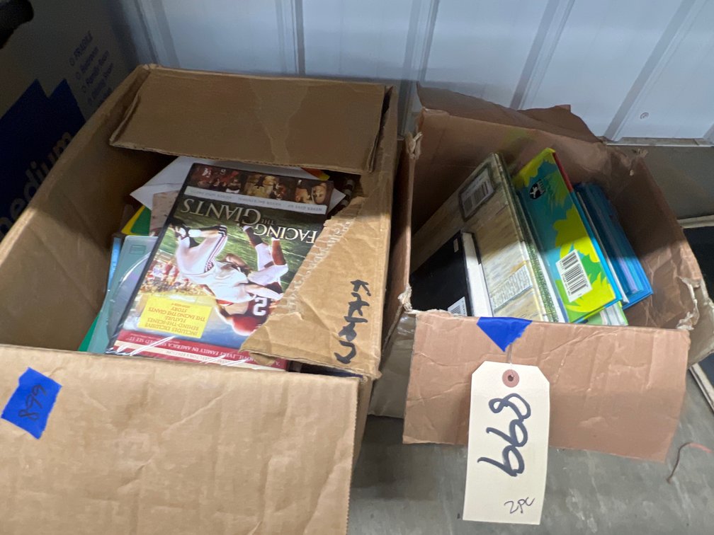 2 Boxes of Assorted Books